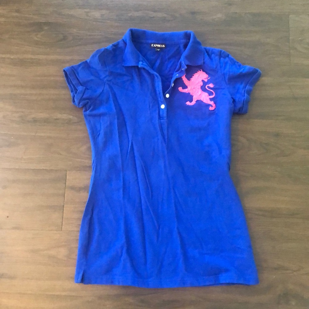 Express size medium top - women’s polo shirt